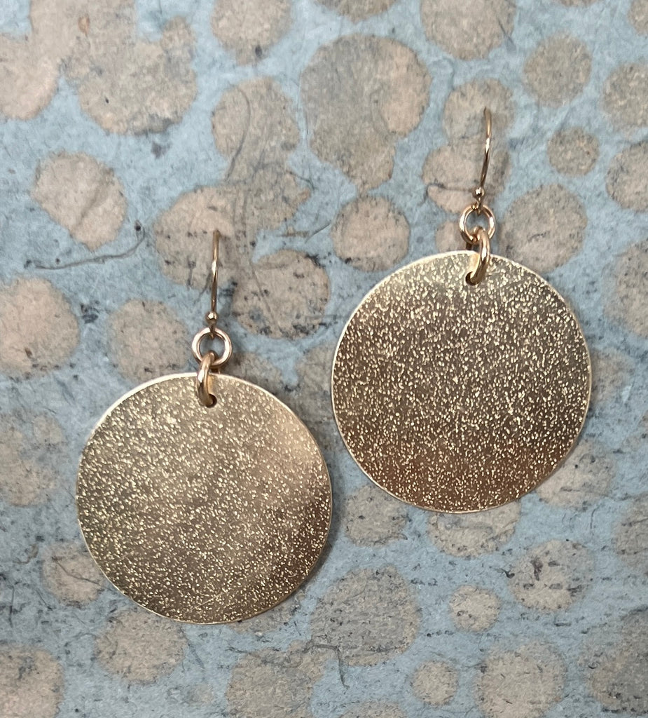 Galaxy gold earrings