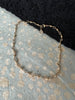 Matte gold necklace or bracelet