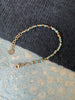 Sea blue seed bead bracelet