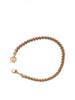 Gold chain bracelet