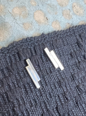 Double bar earrings
