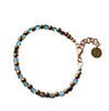 Sea blue seed bead bracelet