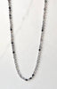 Rutilated quartz necklace