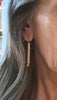 Gold Stick Earrings